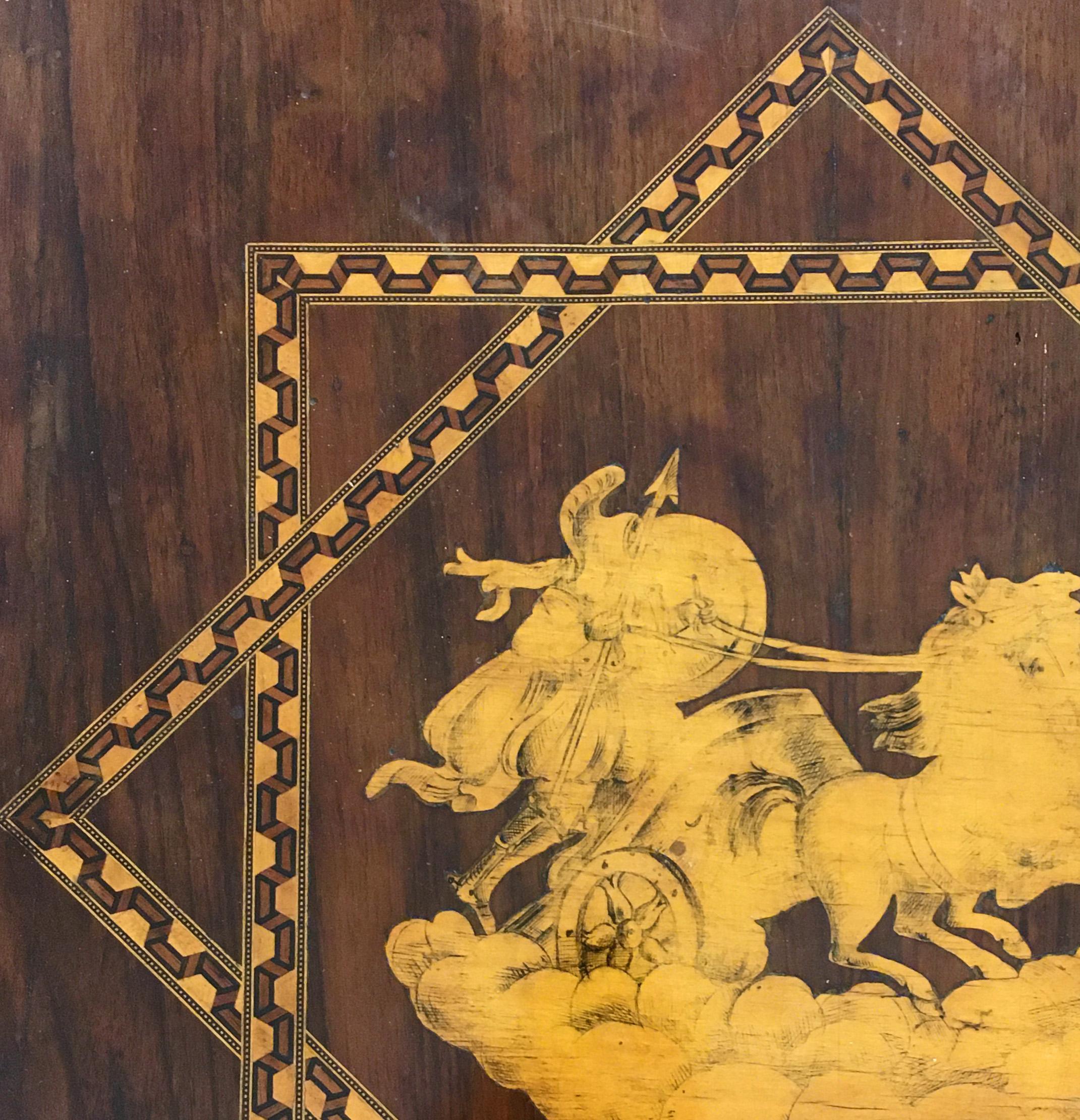 End of 19th Century, Tuscany Inlaid Centre Table 4