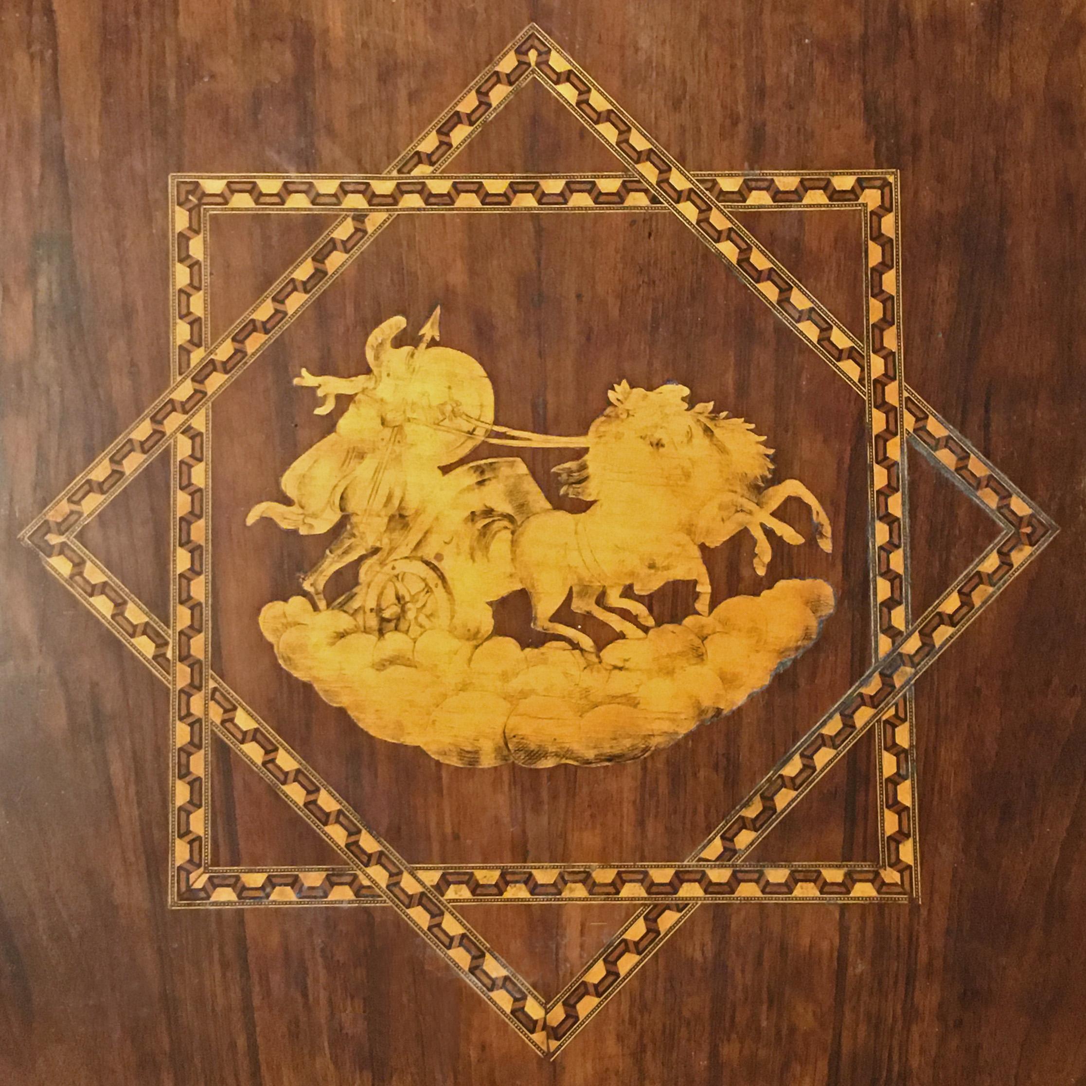 End of 19th Century, Tuscany Inlaid Centre Table 1