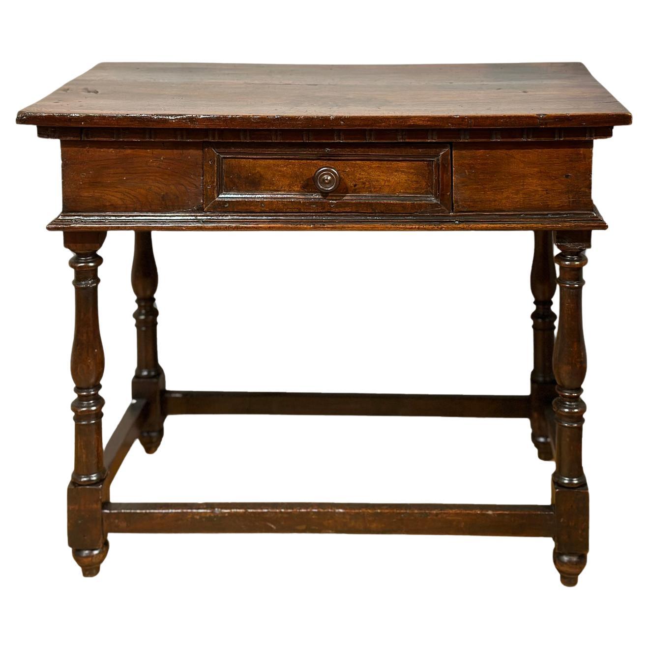 END OF THE 16th CENTURY LOUIS XIV TABLE WITH DRAWER