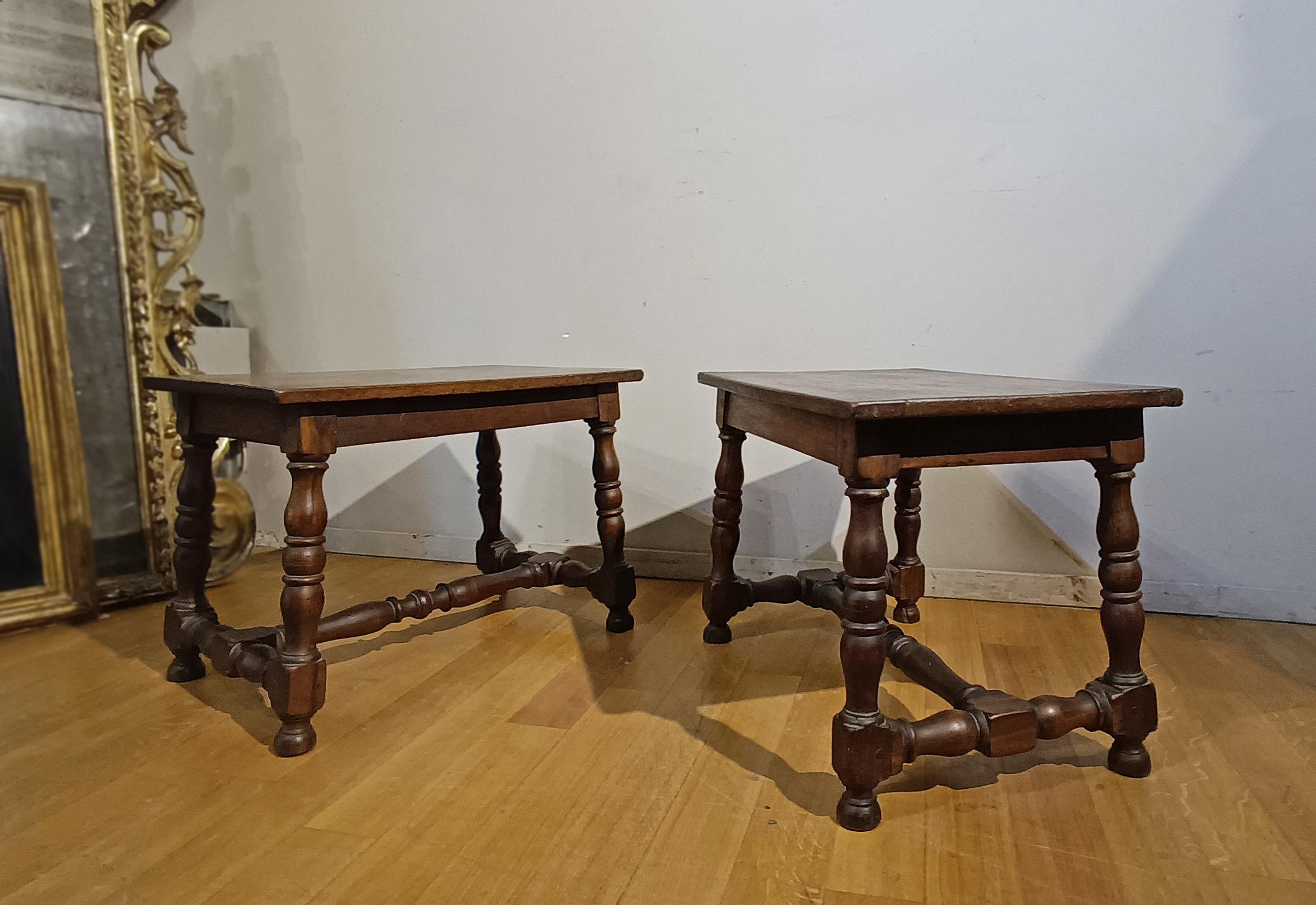 Par de taburetes de louis xiv de finales del siglo xvii en venta 1