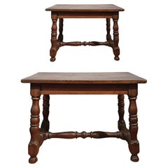 END OF THE 17th CENTURY PAIR OF LOUIS XIV STOOLS