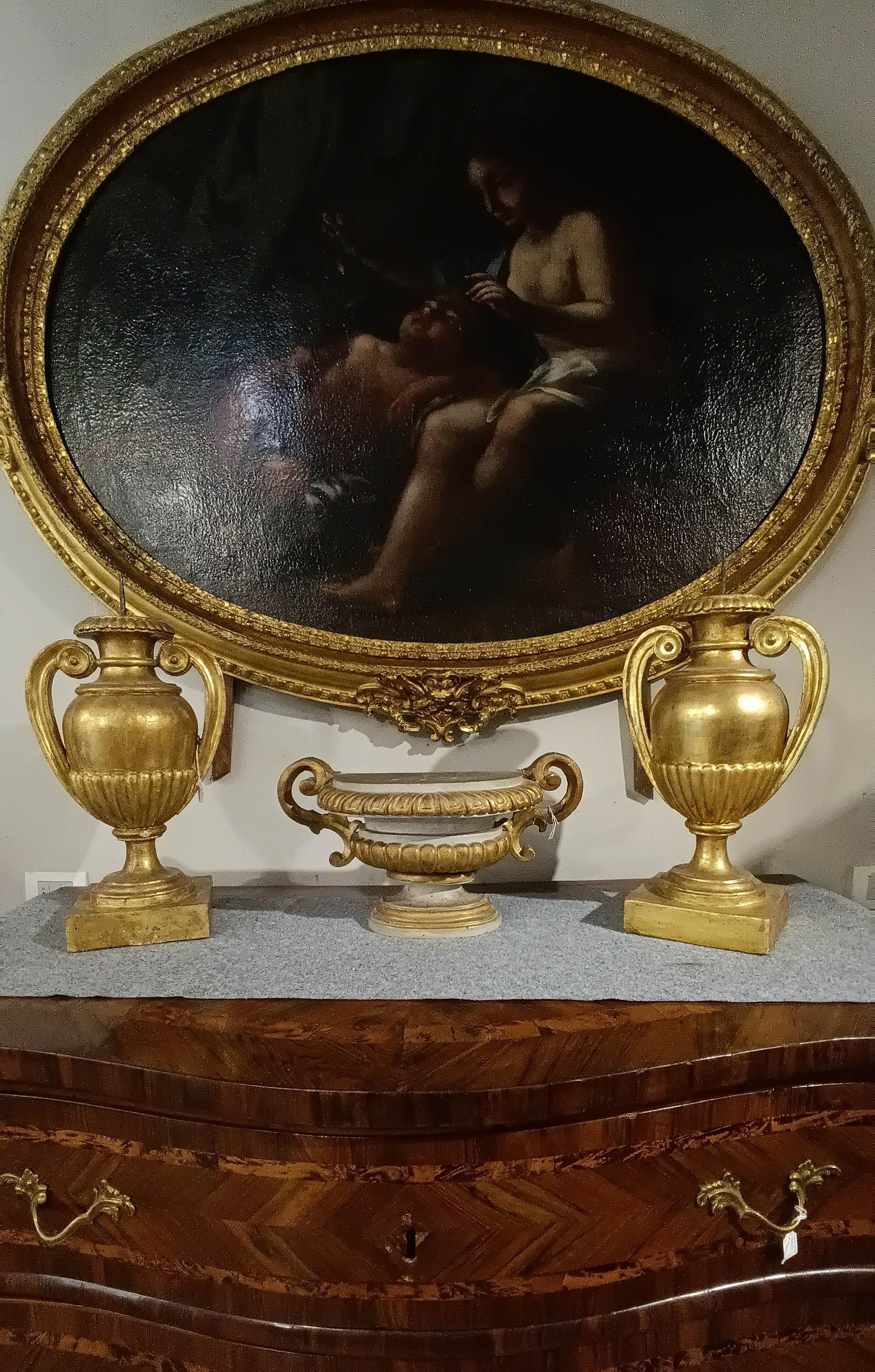 END OF THE 18th CENTURY NEOCLASSIC PALM HOLDER VASE in vendita 1