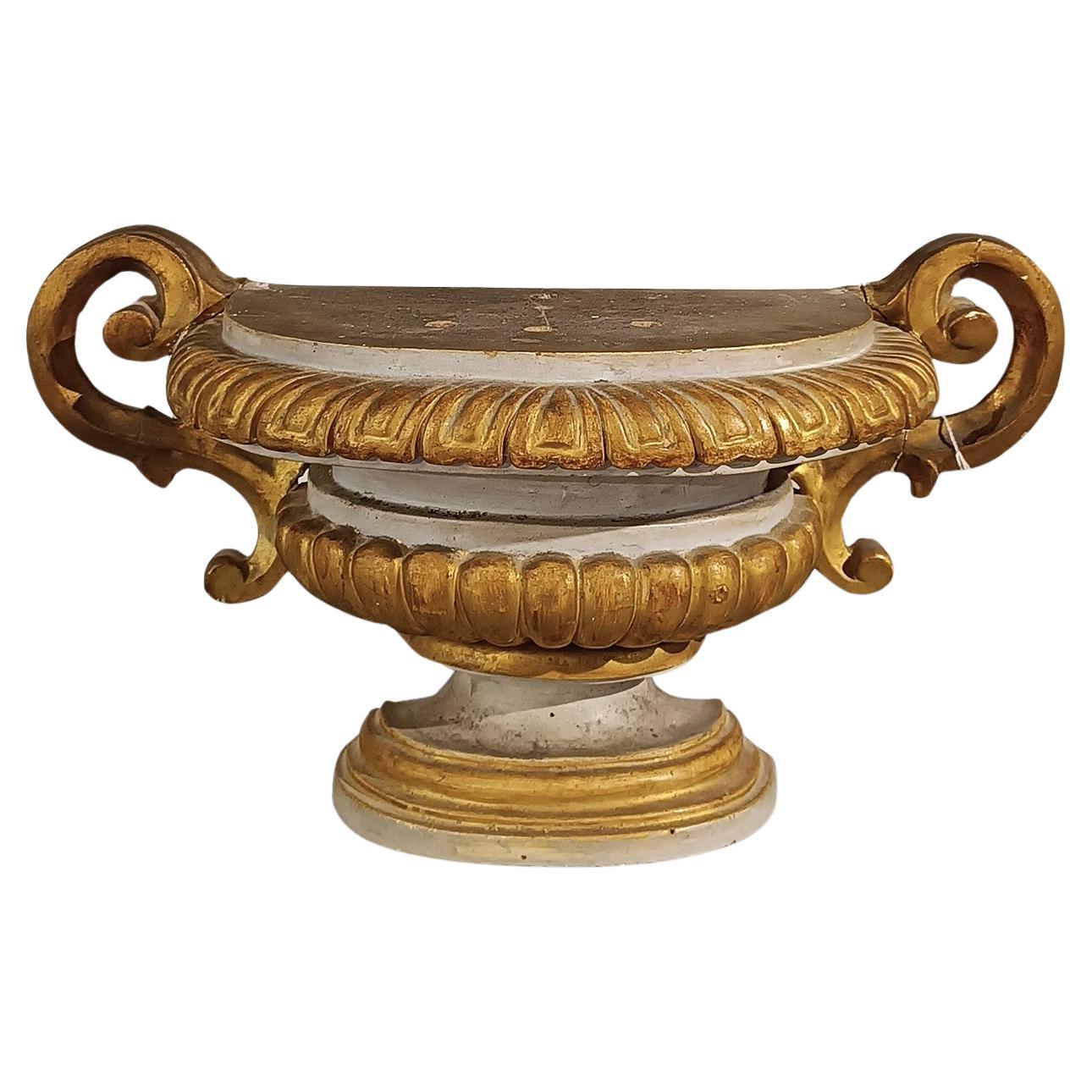 END OF THE 18th CENTURY NEOCLASSIC PALM HOLDER VASE For Sale