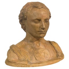 END OF THE 18th CENTURY NEOCLASSIC TERRACOTTA BUST 