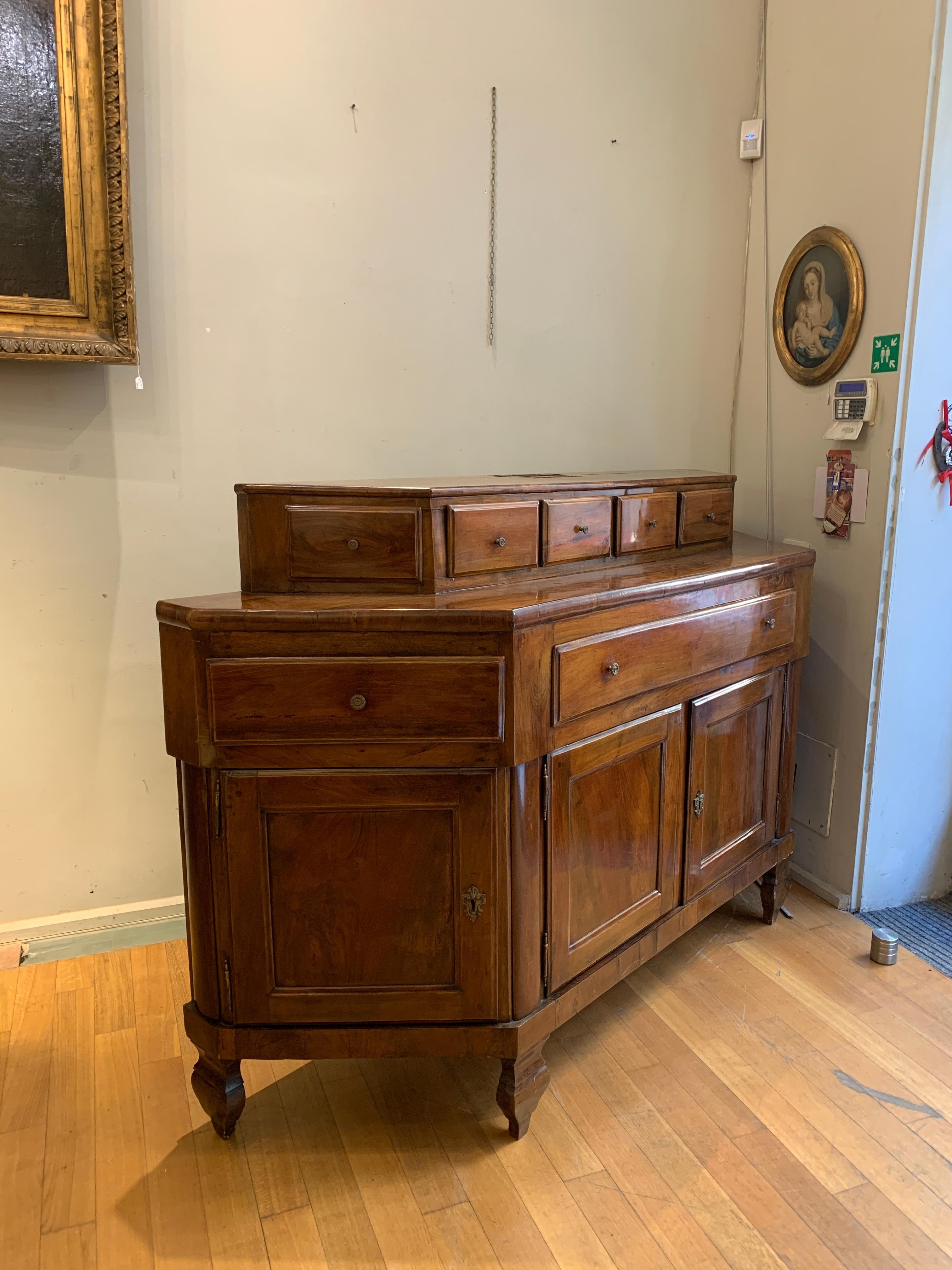 Italian END OF THE 18th CENTURY NOTCHED SIDEBOARD For Sale