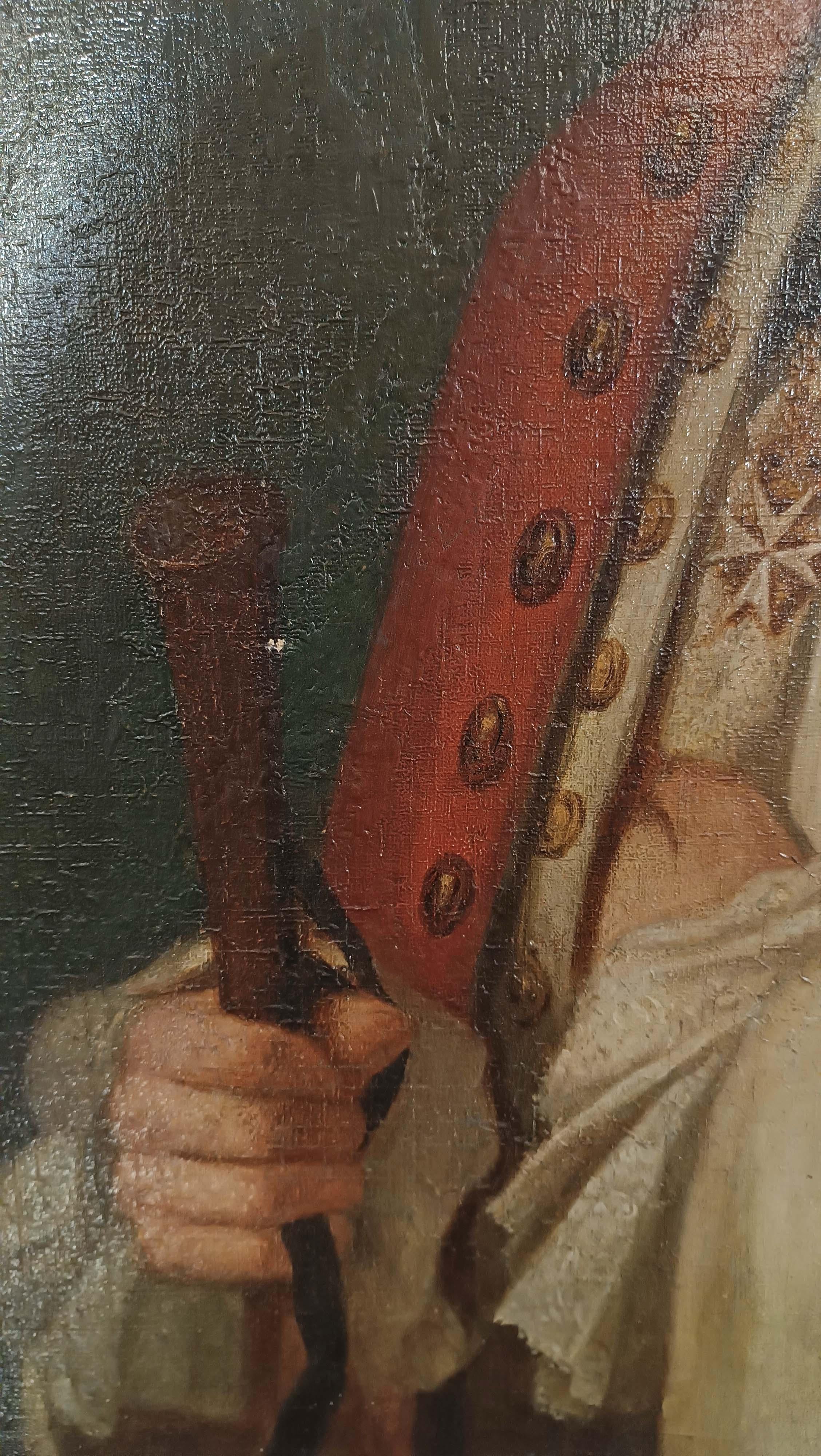 RETRATO DE FINALES DEL SIGLO XVIII DEL CONDE LUDOVICO CAPRARA en venta 1