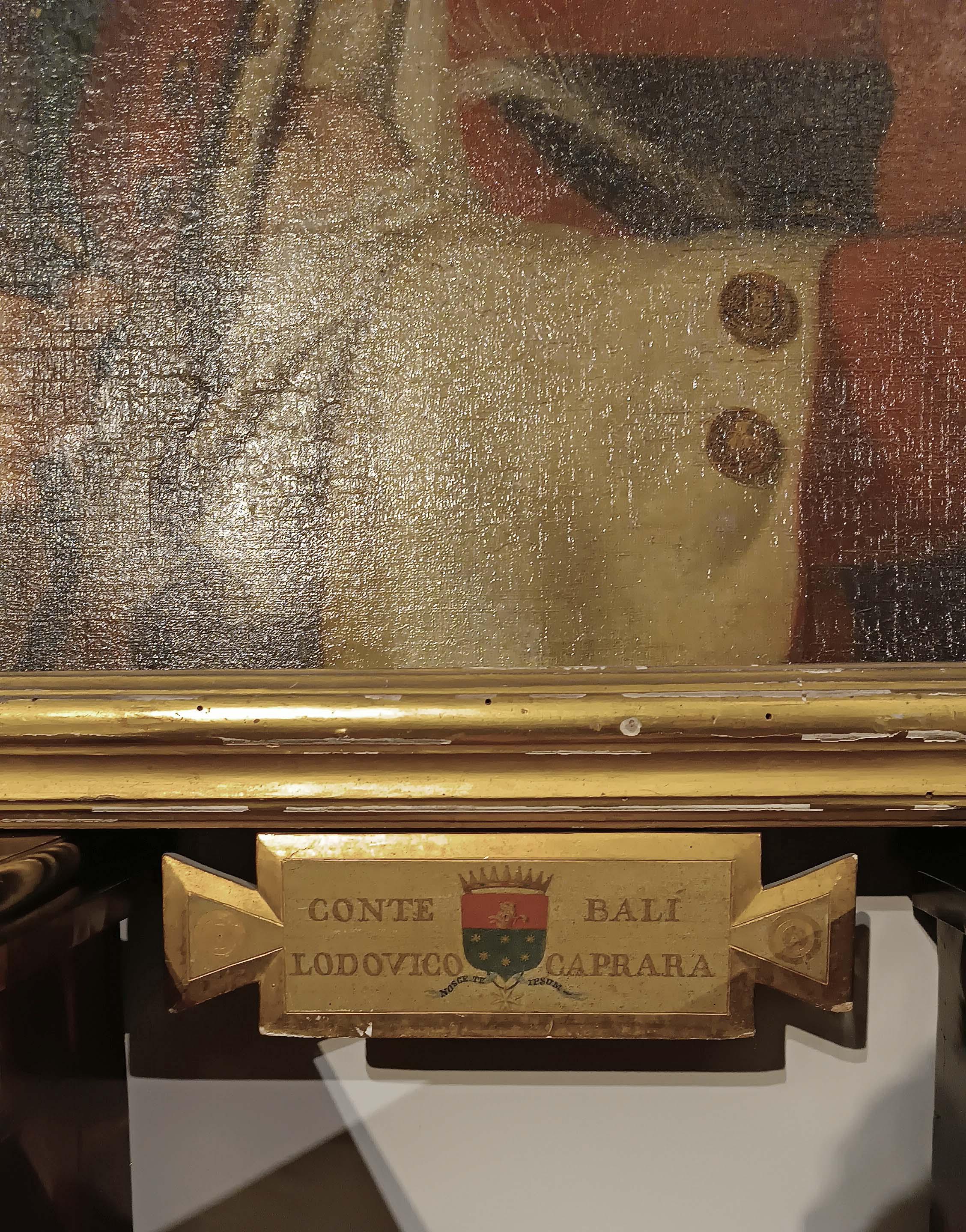RETRATO DE FINALES DEL SIGLO XVIII DEL CONDE LUDOVICO CAPRARA en venta 3