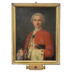 END OF THE 18th CENTURY PORTRAIT OF COUNT LUDOVICO CAPRARA 