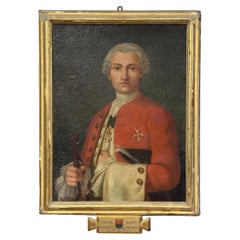 END OF THE 18th CENTURY PORTRAIT OF COUNT LUDOVICO CAPRARA