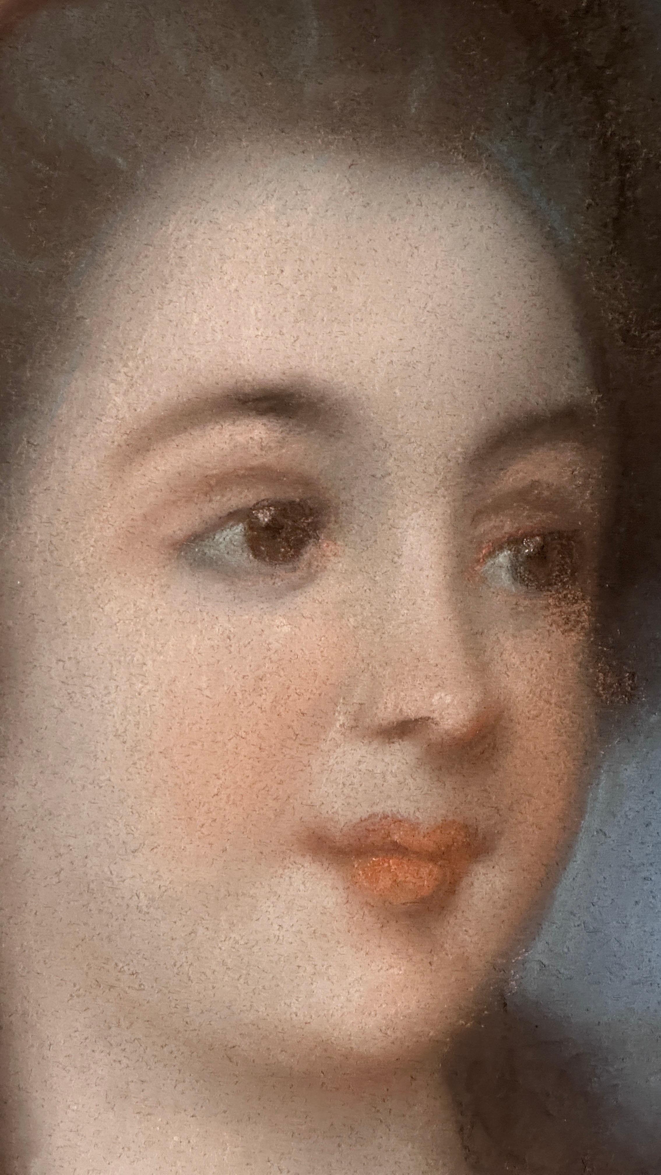 END OF THE 18th CENTURY PORTRAIT OF MARIA TERESA CARLOTTA BORBONE  For Sale 2
