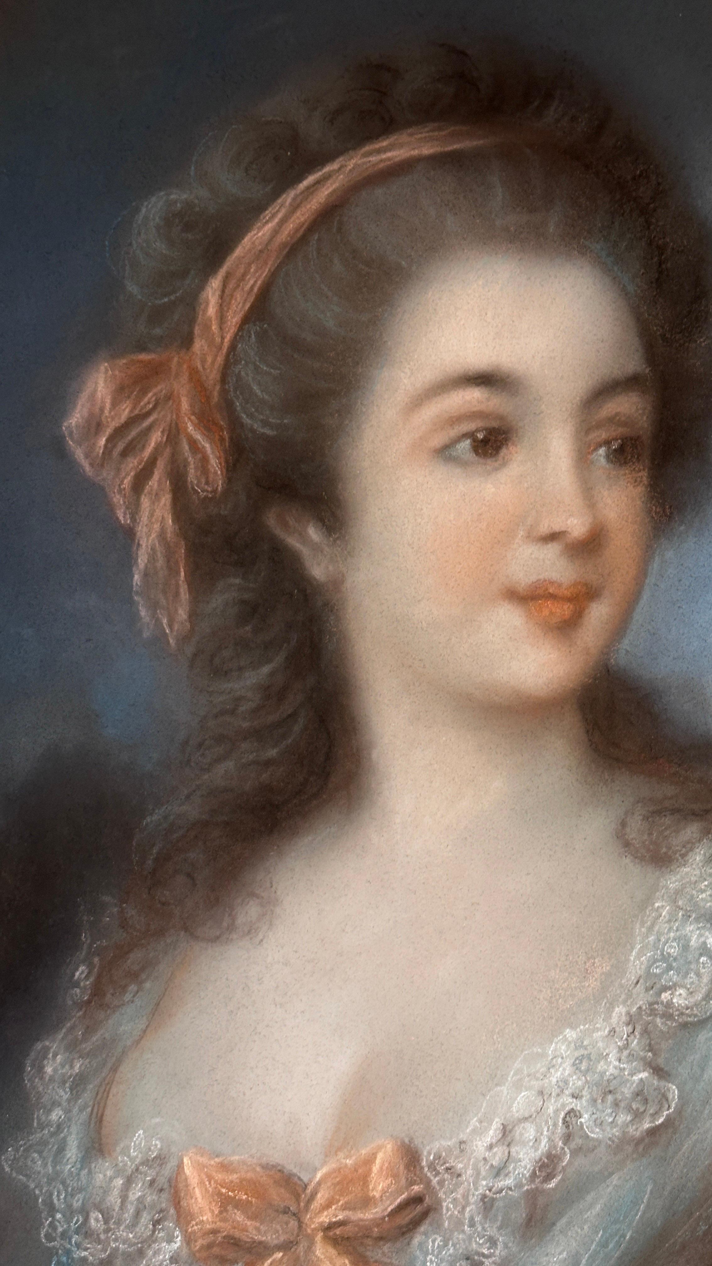 ENDE DES 18. JAHRHUNDERTS PORTRAIT VON MARIA TERESA CARLOTTA BORBONE  (Louis XVI.) im Angebot