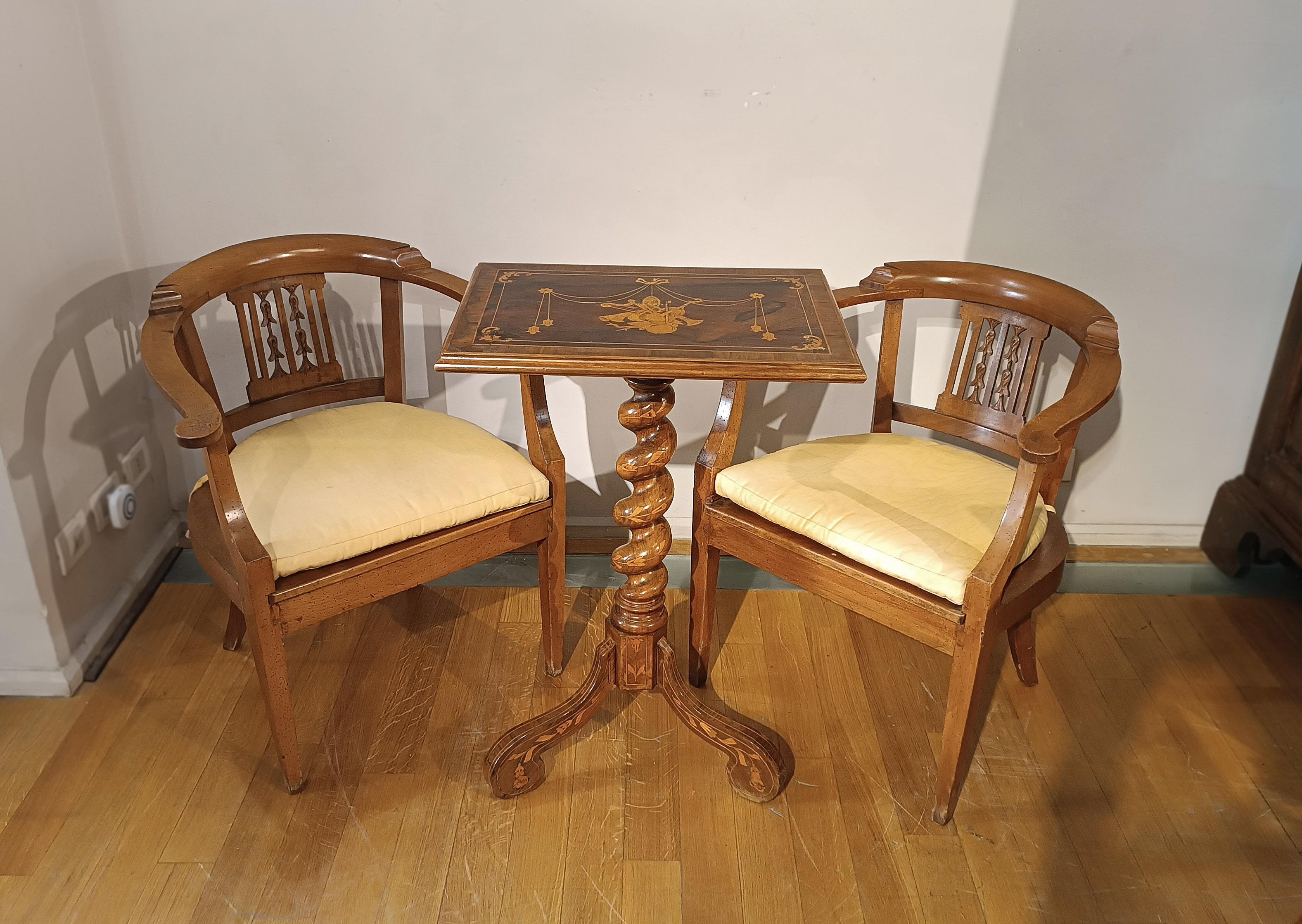 Fauteuils TUSCAN TUB de la fin du 18e siècle en vente 5