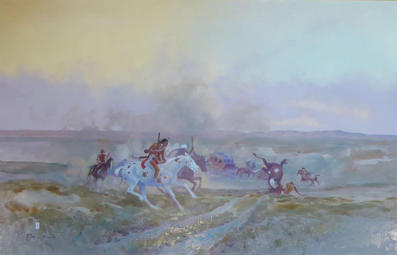(1912-1978). Oil on canvas; 24