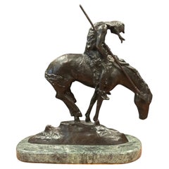 “End of the Trail” Bronze Sculpture After James Earle Fraser, Native American