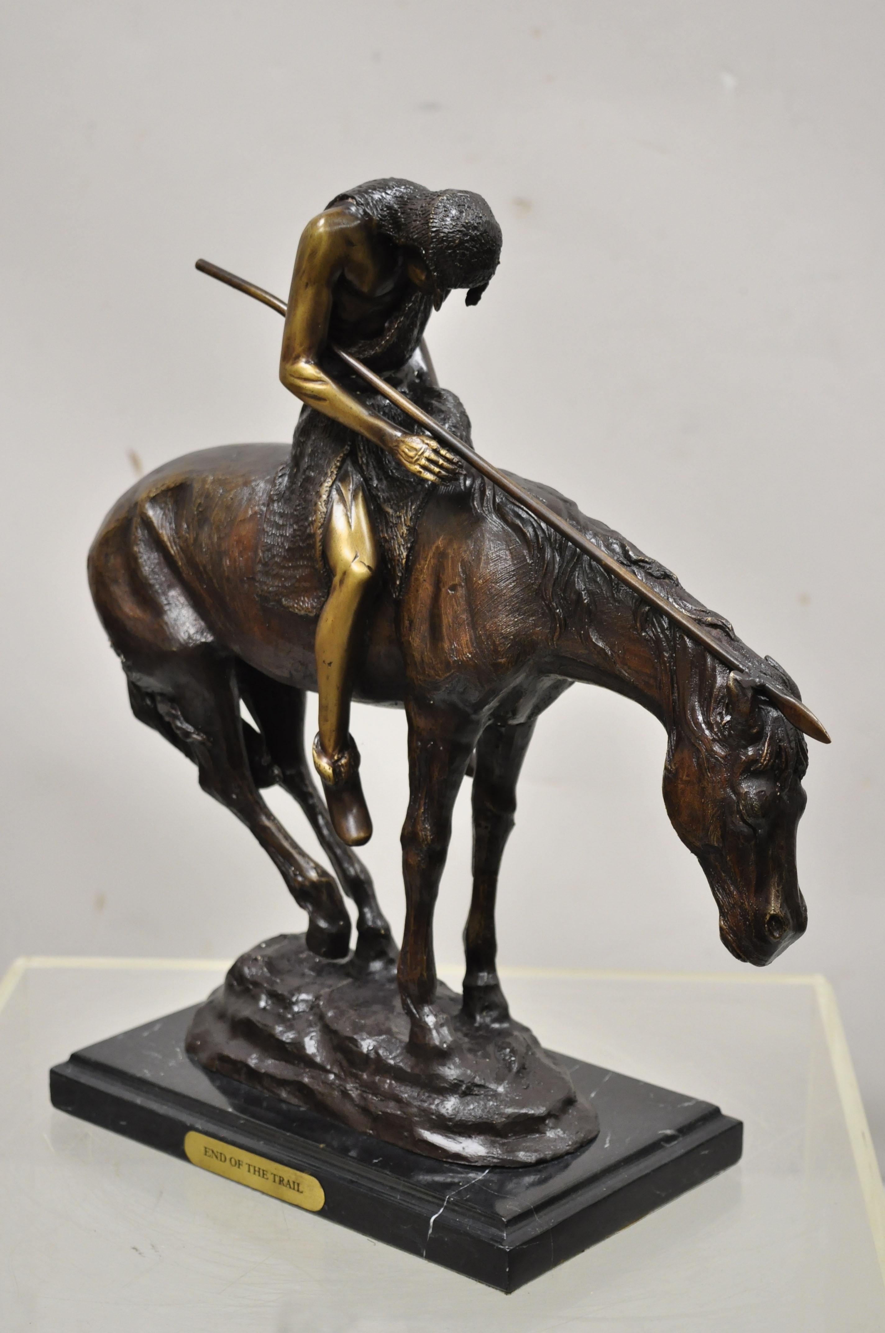 End of the Trail James Earl Fraser Sculpture Bronze Marble Statue Theodore 7