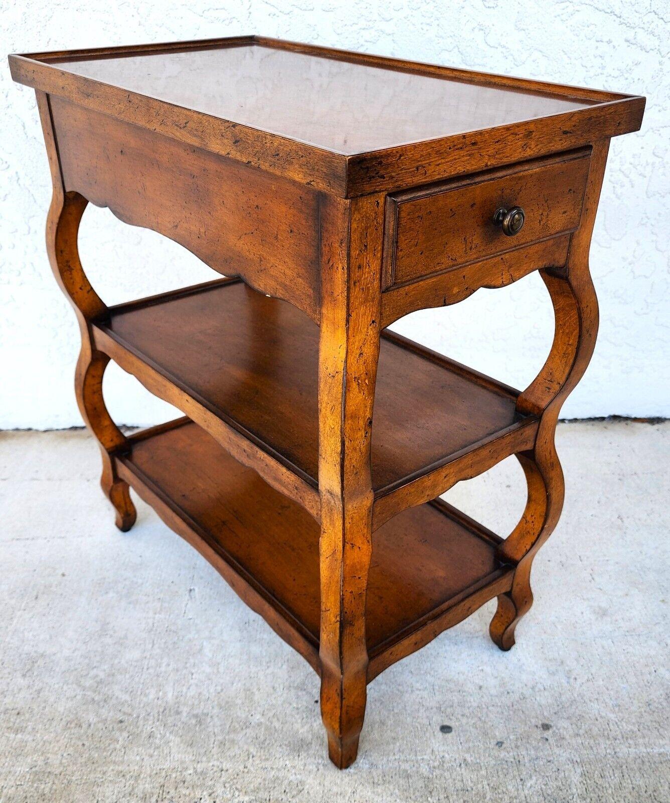 Late 20th Century End Side Table 3 Tier by BAKER