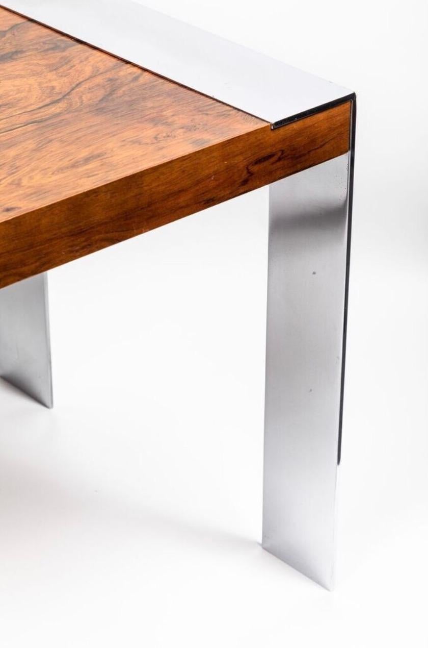 Table d'appoint dans le style de Milo Baughman Excellent état - En vente à LOS ANGELES, CA