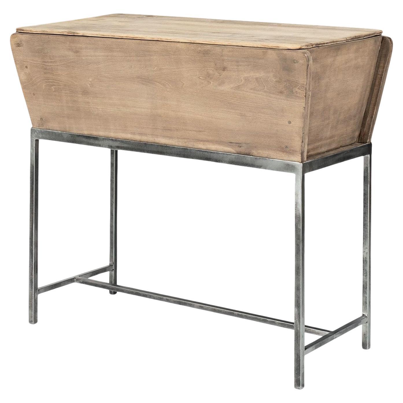 End Table or Bedside Table from 19th Century Doughbin For Sale