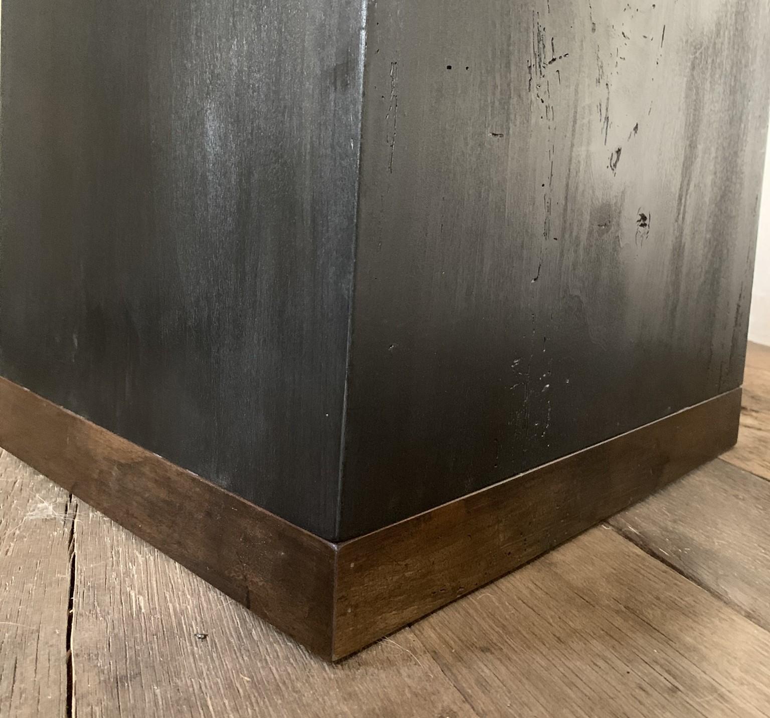 Abschlusstisch Reclaimed Wood Cube Largo im Angebot 4