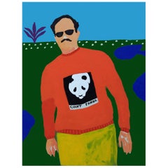 'Endangered Species' Portrait Painting by Alan Fears Pop Art Panda