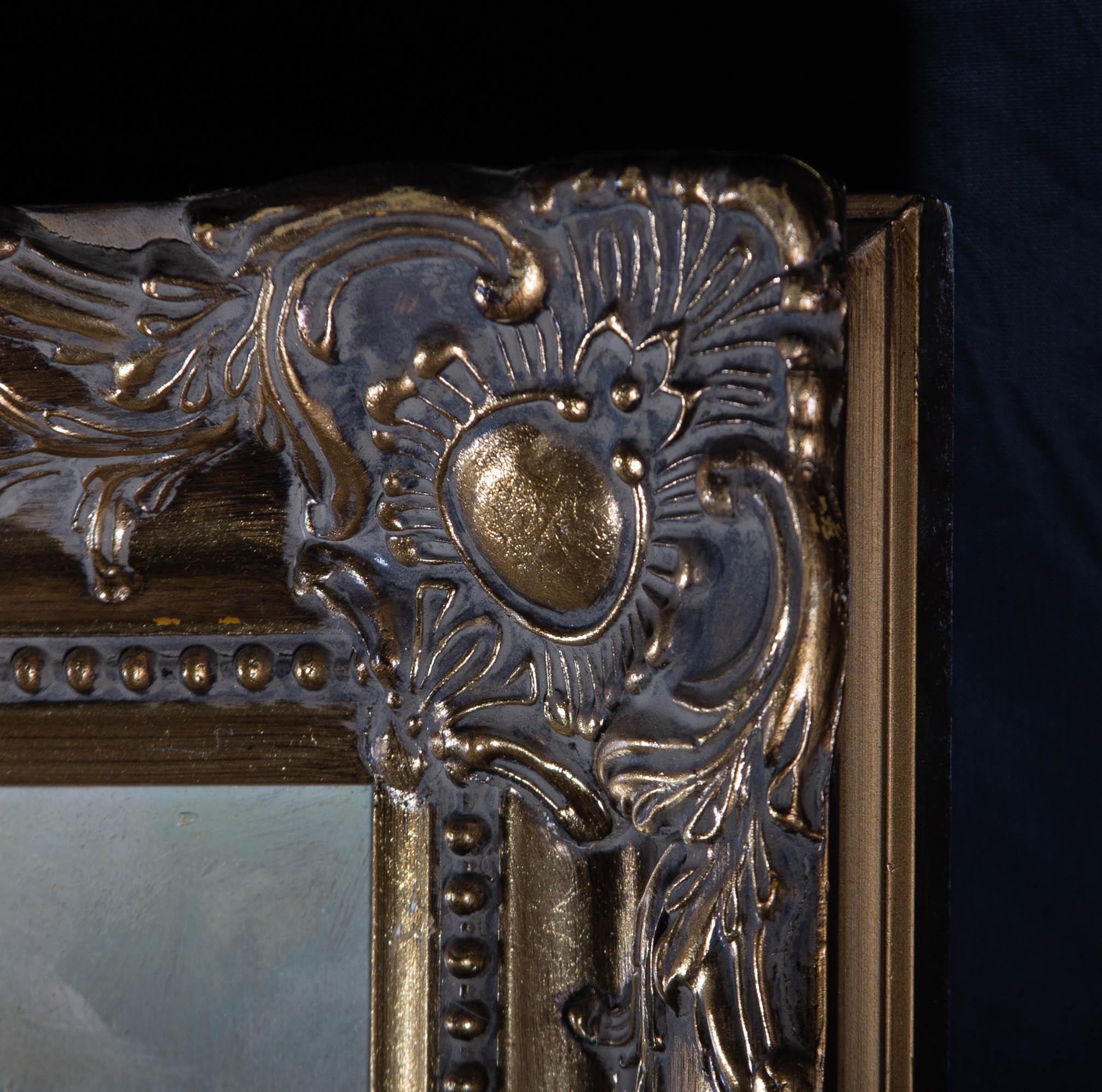 Enderby - Grande huile du 20ème siècle, paysage anglais d'automne 3