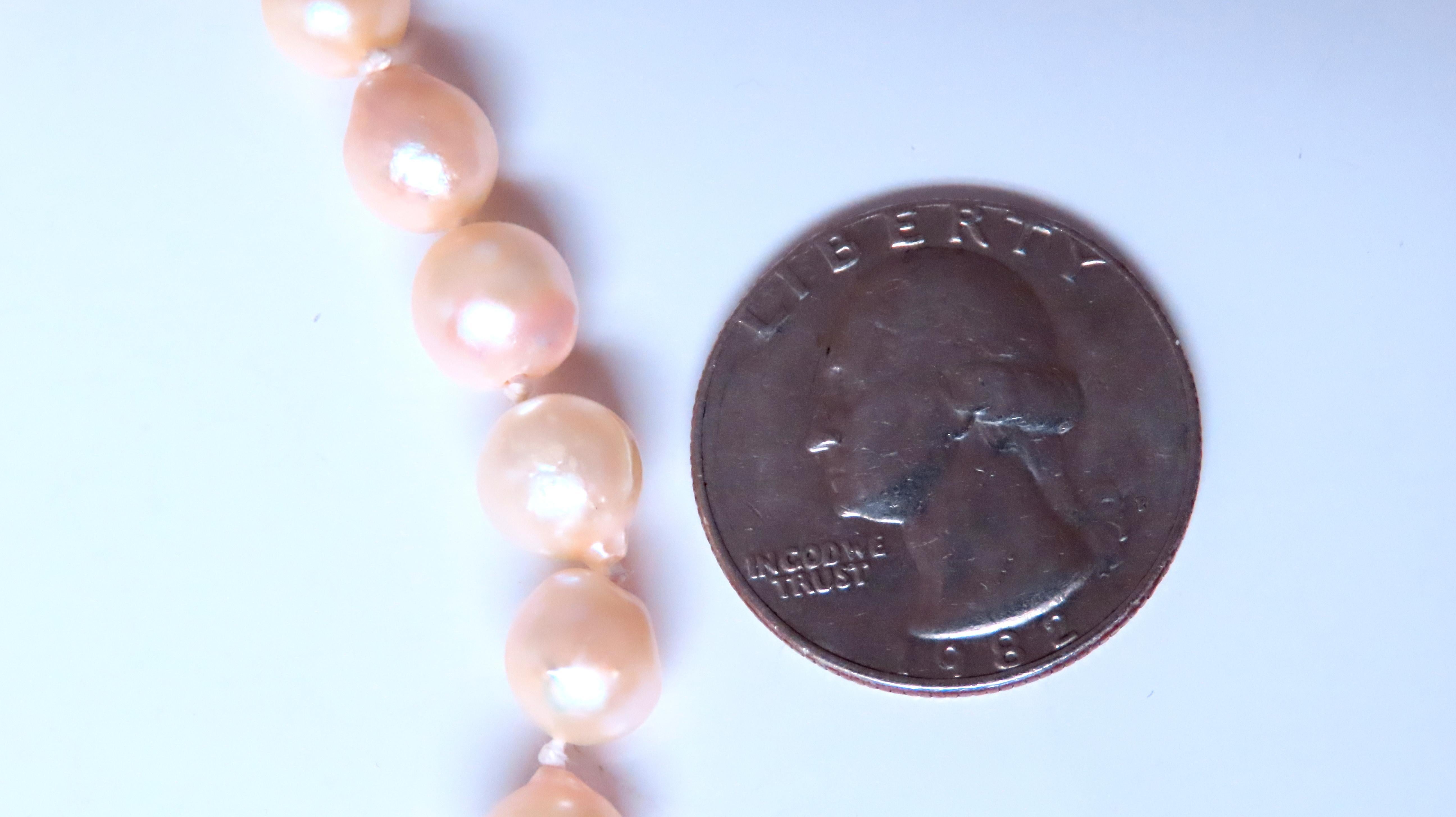 Endless Baroque Pearl Necklace

7 mm average each

Can be double wrapped.
96.9 grams