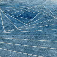 Endless Blue Rug by Aquilialberg Architects