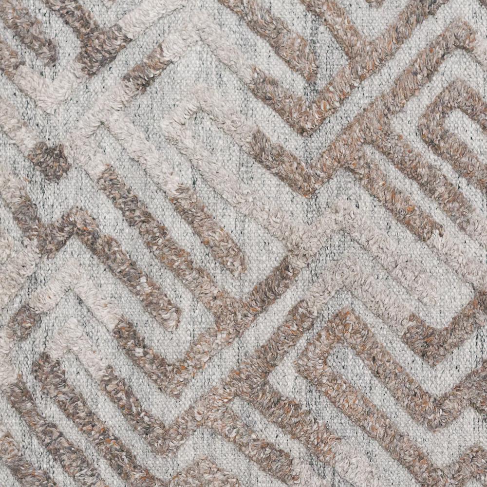 The Kingdom Weave is designed to bring both texture and tone into any flooring scheme. Its energetic pattern inspired by ancient freeze motifs is created from a mix of tonal viscose, wool, and cotton. Its unending, continuous lines let the