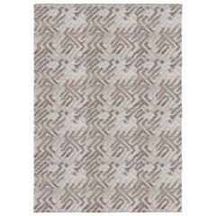 Tapis Kingdom Weave personnalisable à motif énergique en lin X-Large