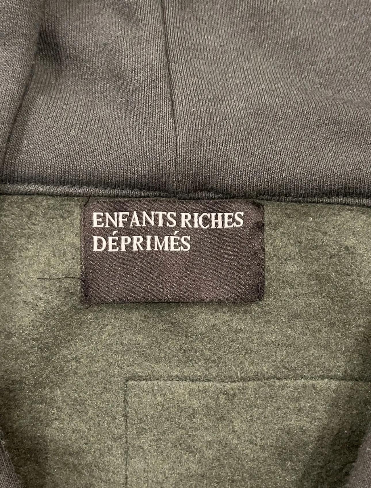 Enfants Riches Deprimes Green Assemblage Heroin Needle Patch Hoodie For Sale 5