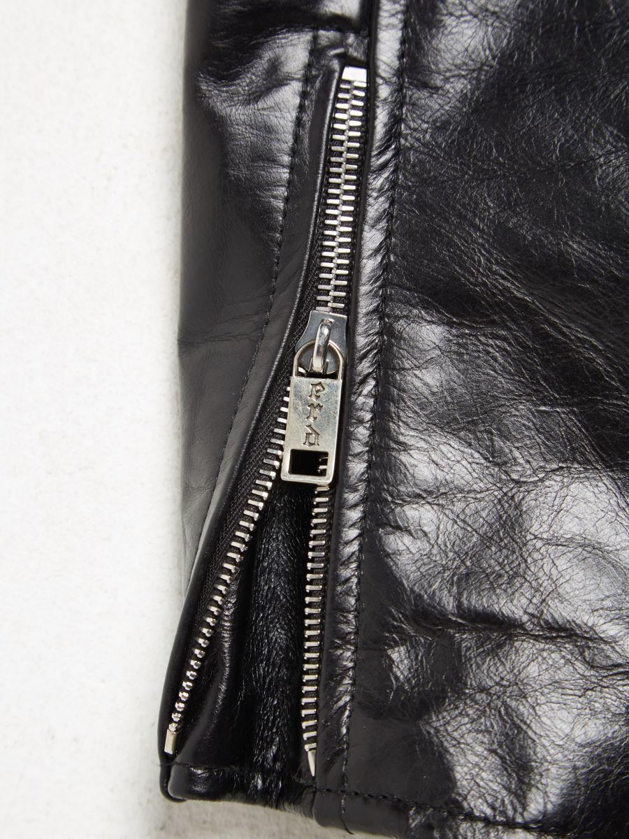 Enfants Riches Deprimes jacket leather  Black  Black Back Man Printed Zipper Det For Sale 1