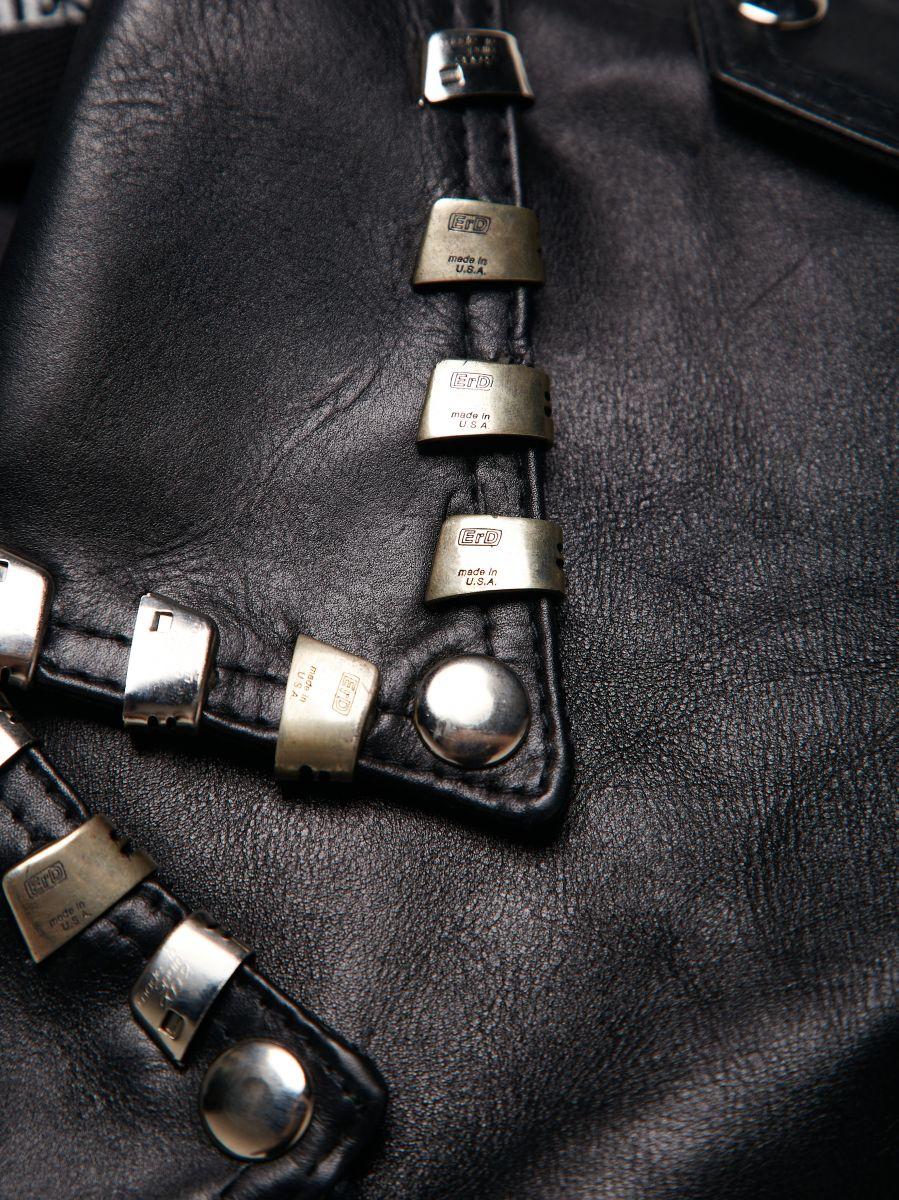 Enfants Riches Deprimes  Spiked Punk Leather Jacket  For Sale 3