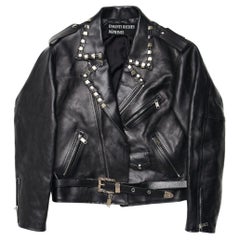 Enfants Riches Deprimes  Spiked Punk Leather Jacket 