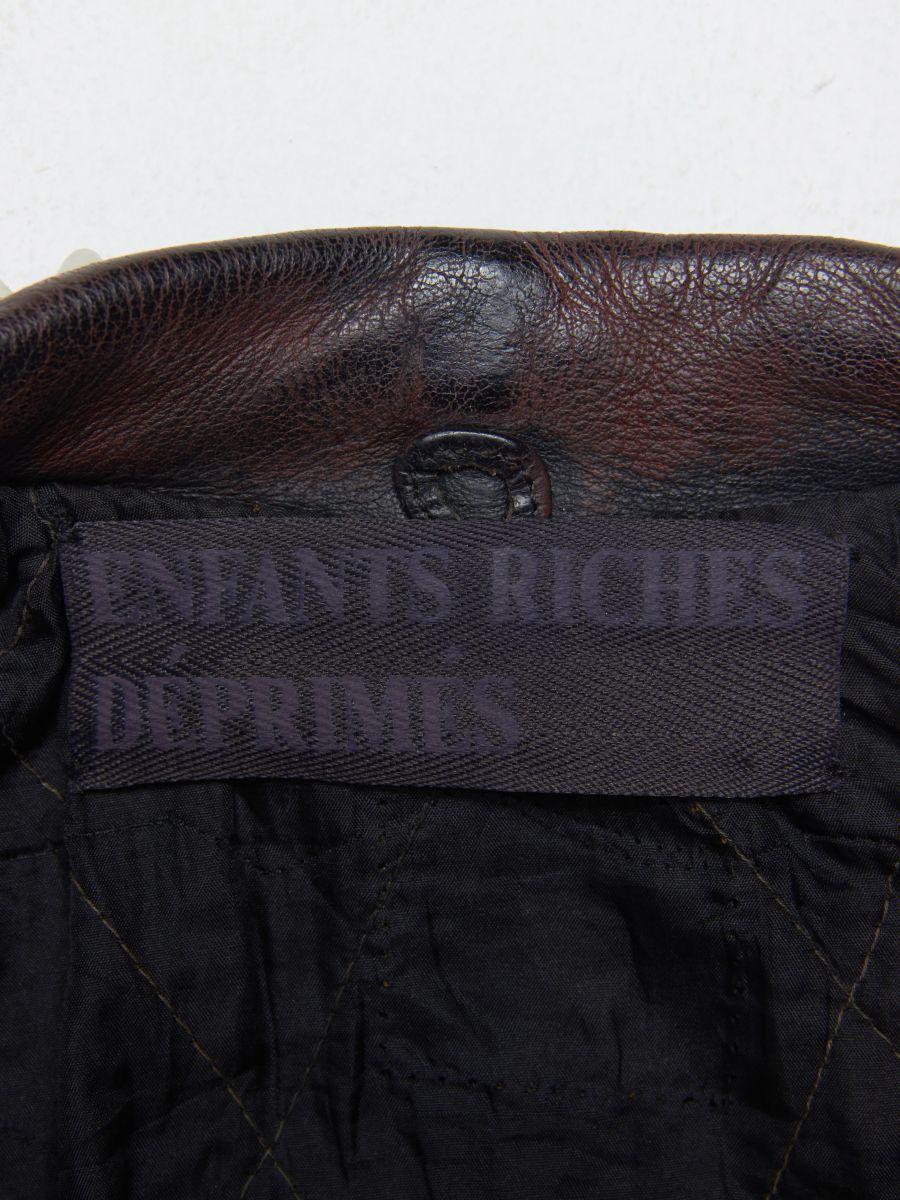 Enfants Riches Deprimes  Subhumans Leather Jacket For Sale 5
