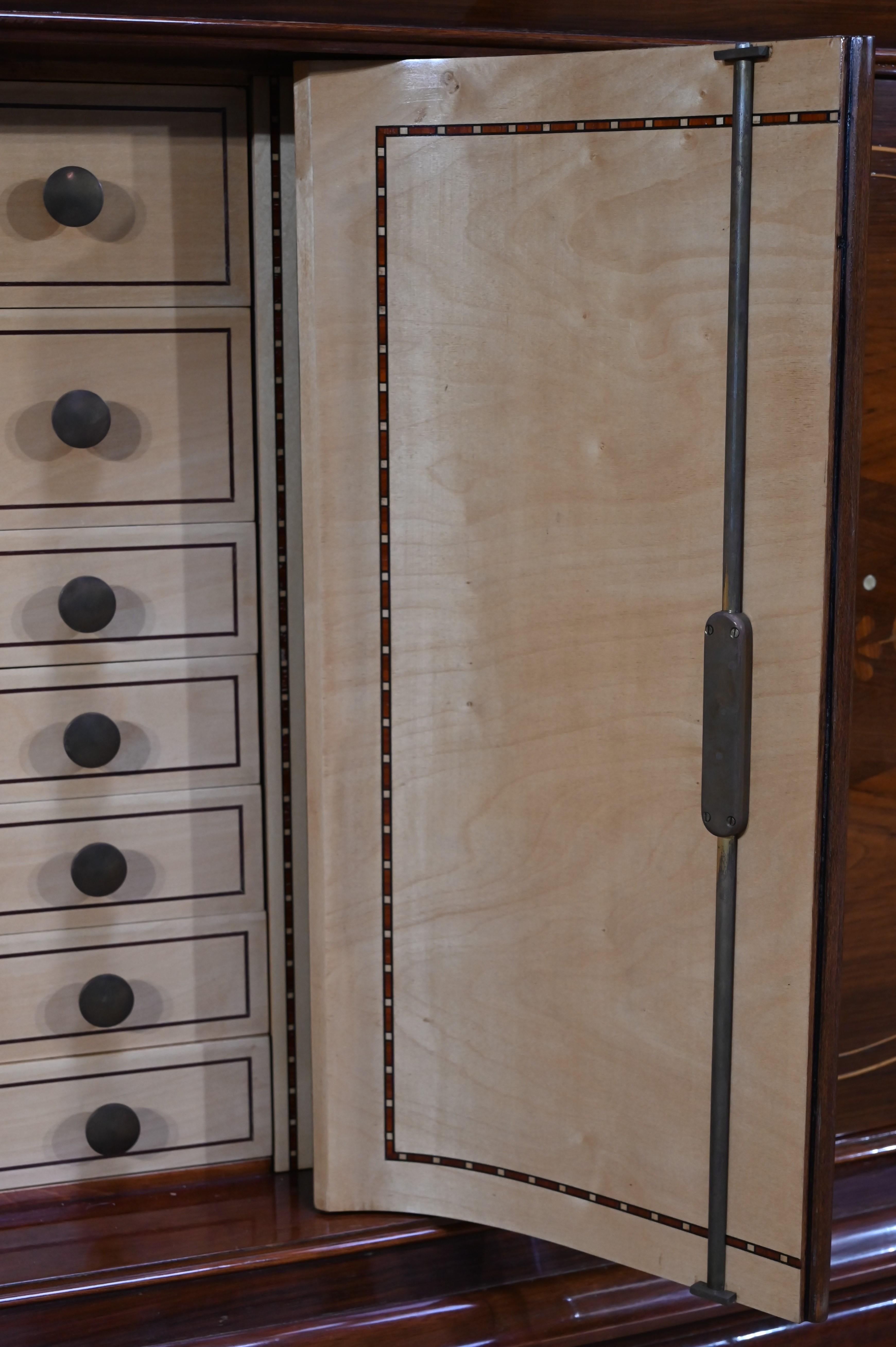 5-door sideboard attributed to J. Leleu, Art Deco – 1940 For Sale 7