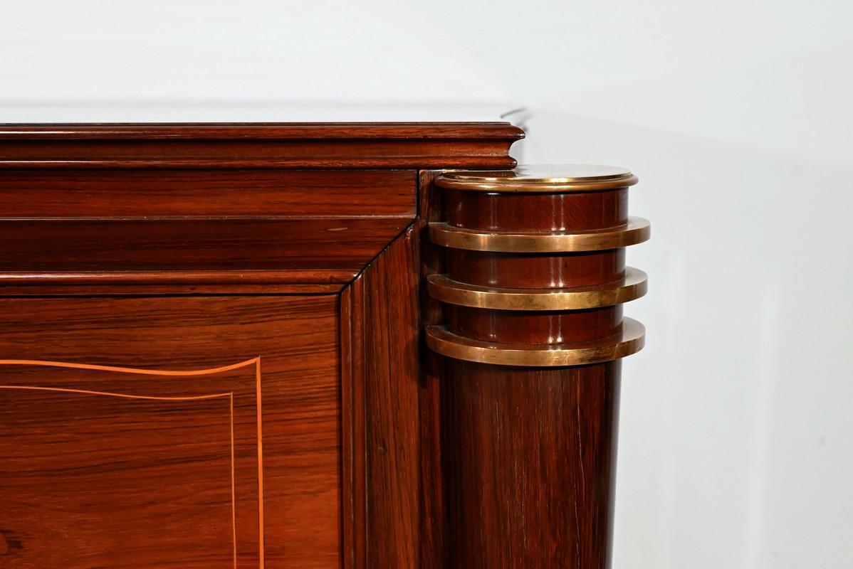 5-door sideboard attributed to J. Leleu, Art Deco – 1940 In Good Condition For Sale In HÉRIC, FR