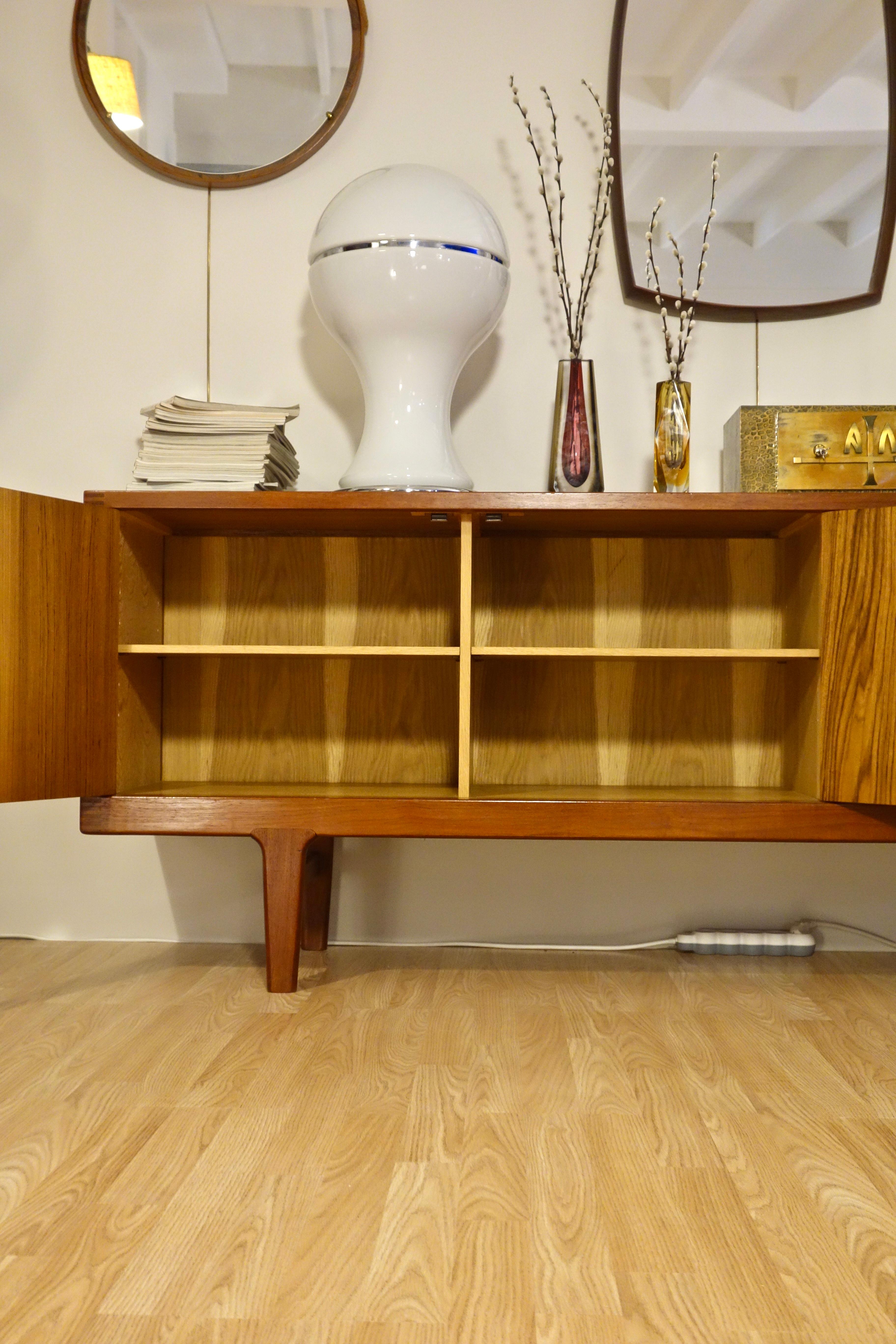 Late 20th Century Danish sideboard light rosewood by Henning Kjaernulf 1970s