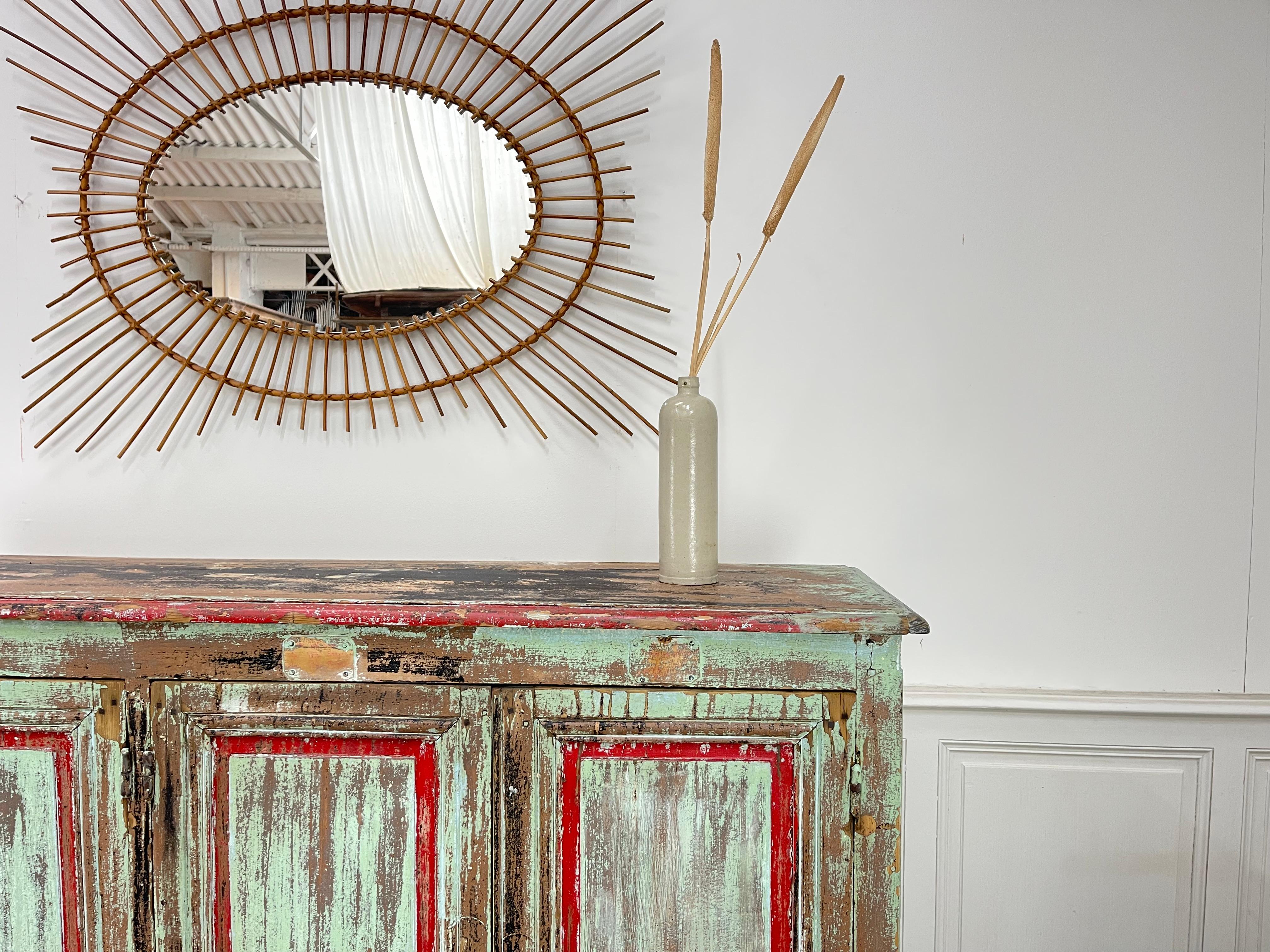 Enfilade d'atelier patine verte 1920 in vendita 7