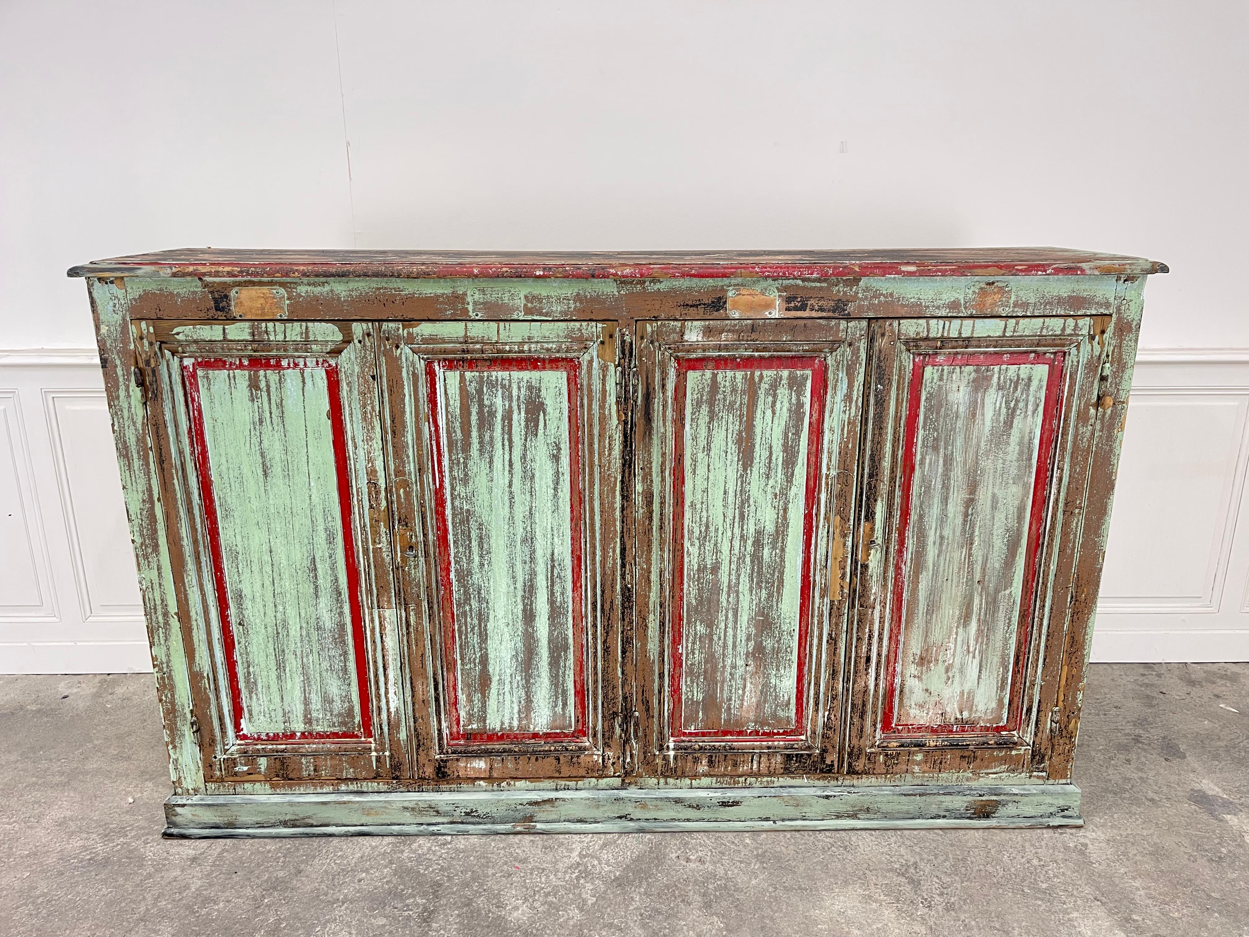 Inizio XX secolo Enfilade d'atelier patine verte 1920 in vendita