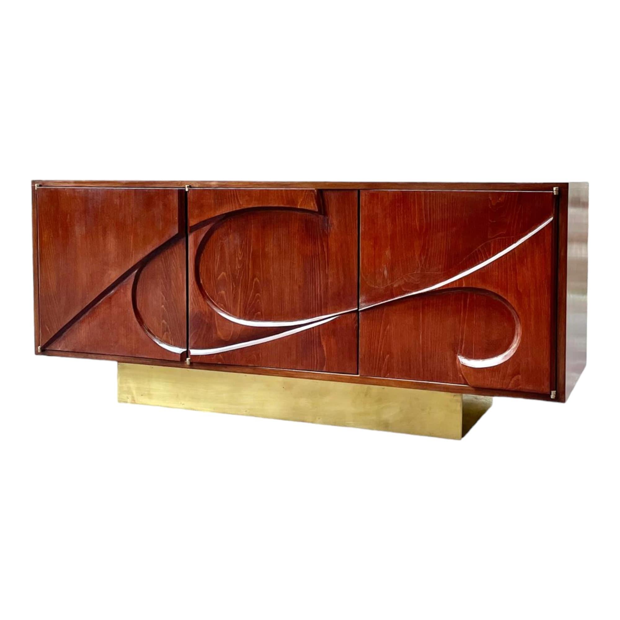 Sideboard im Michael Coffey-Stil des 20. Jahrhunderts  im Zustand „Gut“ im Angebot in CANTELEU, FR