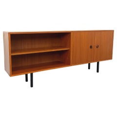 Enfilade meuble de rangement bibliothèque vintage style scandinave teck
