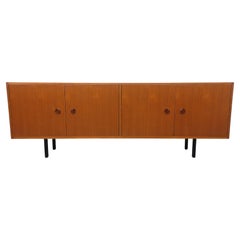 Enfilade meuble de rangement vintage style scandinave moderniste en teck