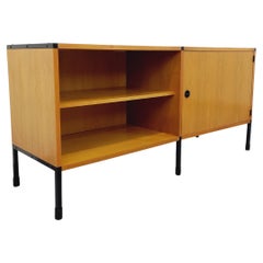 Enfilade moderniste vintage ARP Minvielle par Guariche Mortier Motte en bois