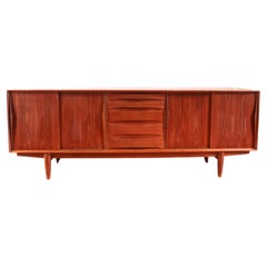 Enfilade scandinave vintage enteck Arne Vodder, 1960