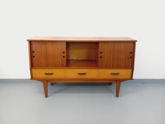 Enfilade vintage en bois style teck des années 60