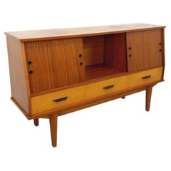 Enfilade vintage en bois style teck des années 60