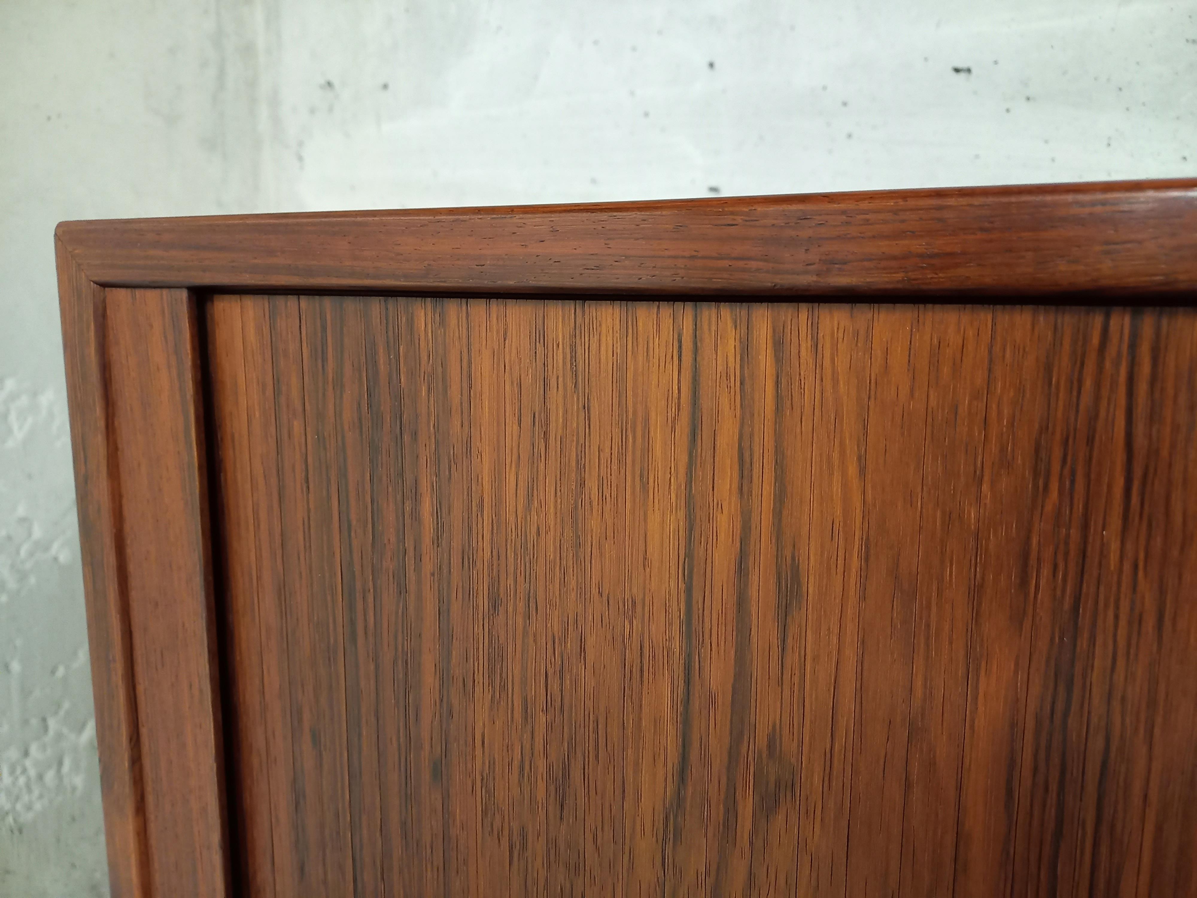 Enfilade vintage scandinava in palissandro anni '60 del designer Arne Vodder in vendita 6
