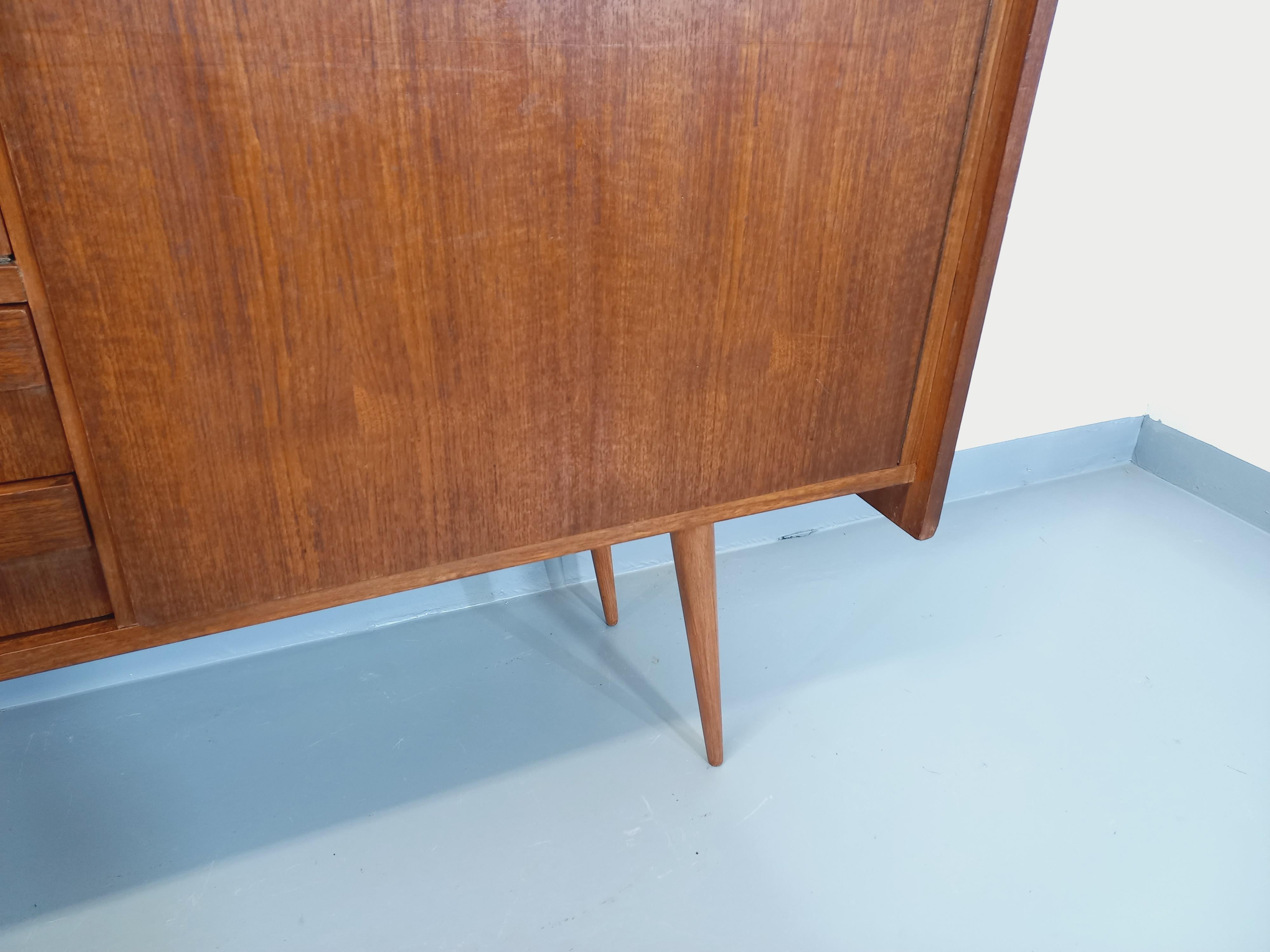 Scandinave Enfilade vintage style scandinave en teck des années 60