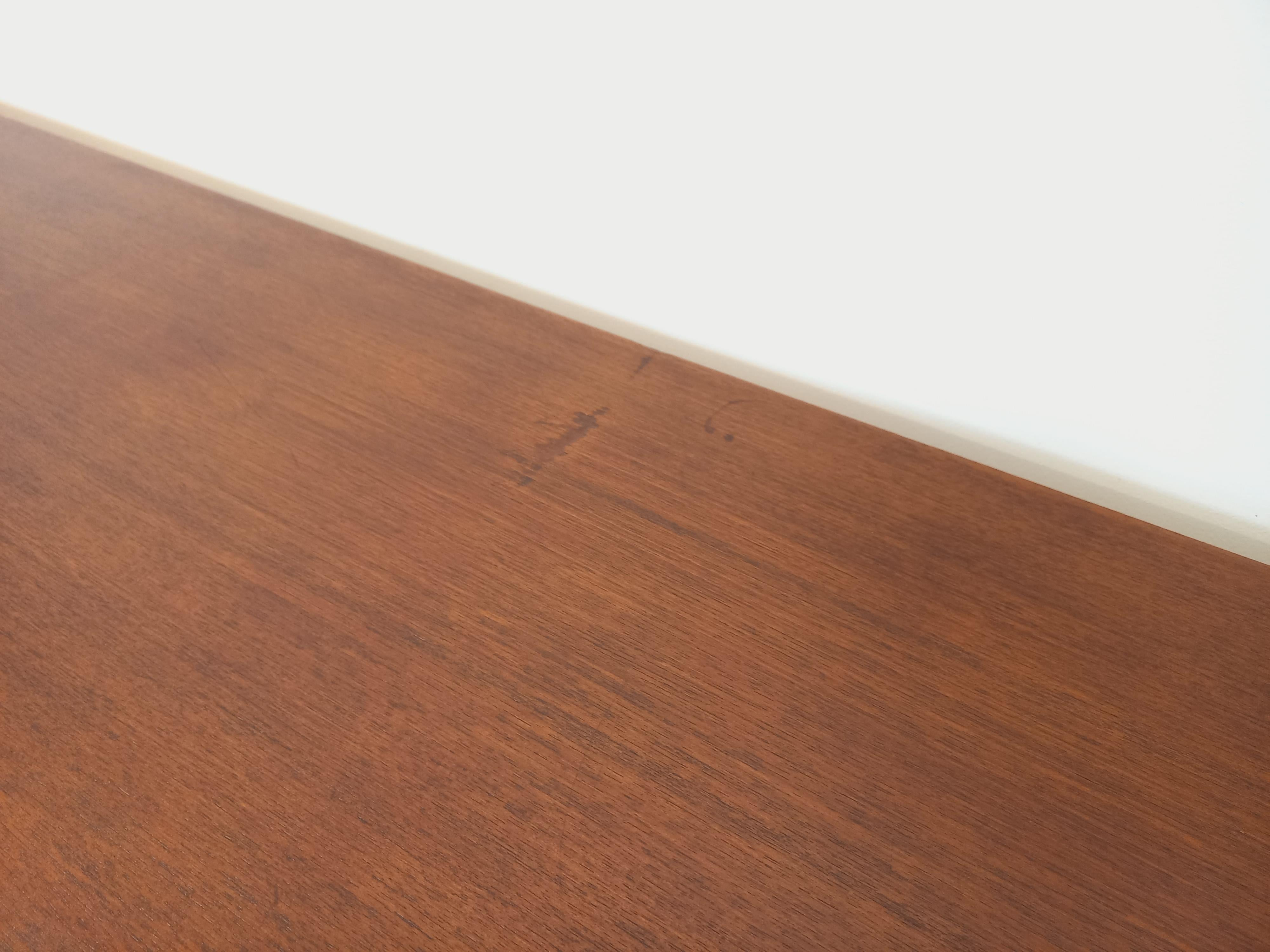 Enfilade vintage Swiss Teak style scandinave en teck des années 60 For Sale 14