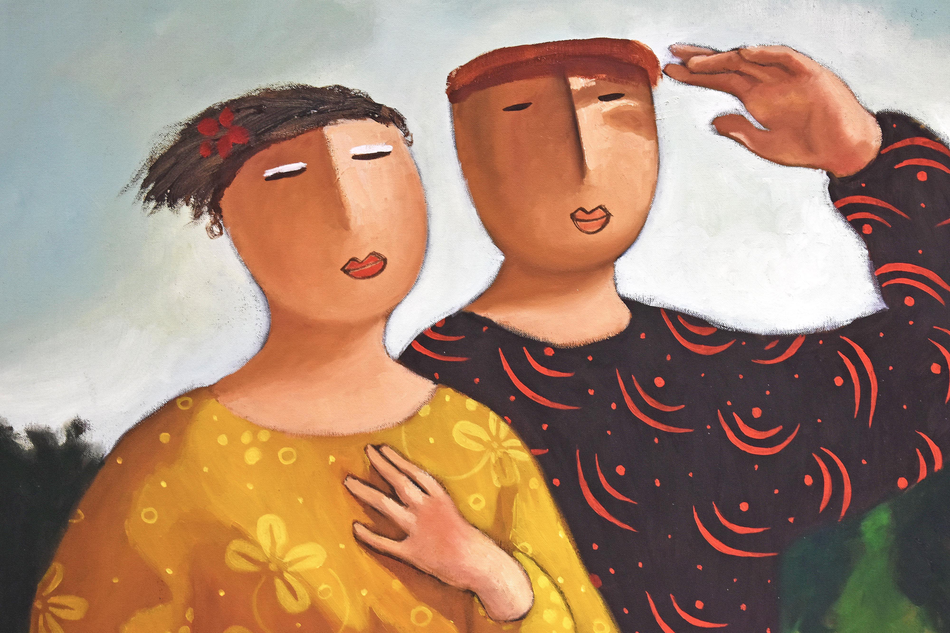 Ritorno a casa II - Painting Contemporaneo di Eng Tay